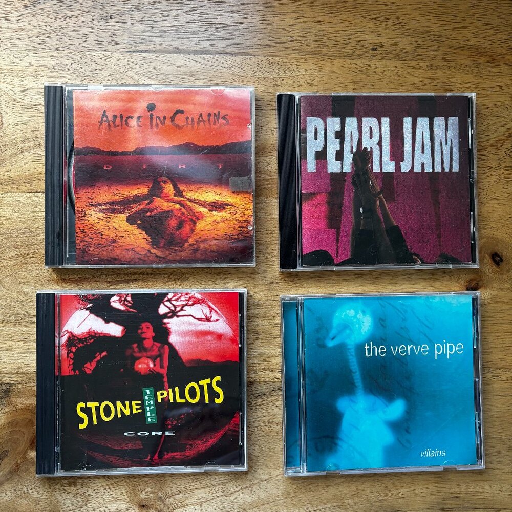 CD LOT GRUNGE ALICE IN CHAINS PEARL JAM STONE TEMPLE PILOTS THE VERVE PIPE